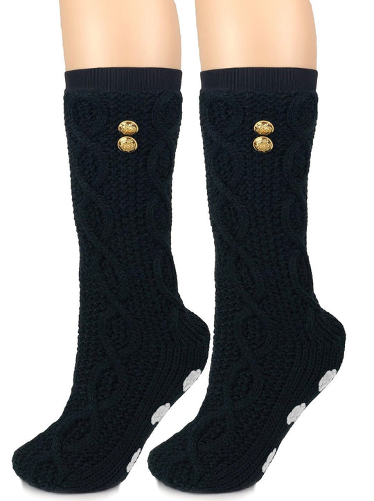 Cozy Slipper Socks with Grip Soles
