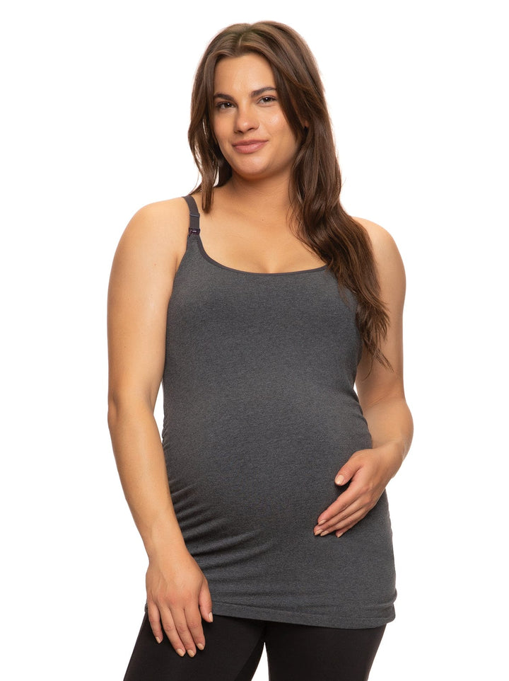 Cotton Modal Maternity Cami with Nursing Clips
