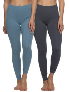 Velvety Super Soft High-Waisted Legging 2-Pack Workout Clothes for Women Felina Yoga Pants 