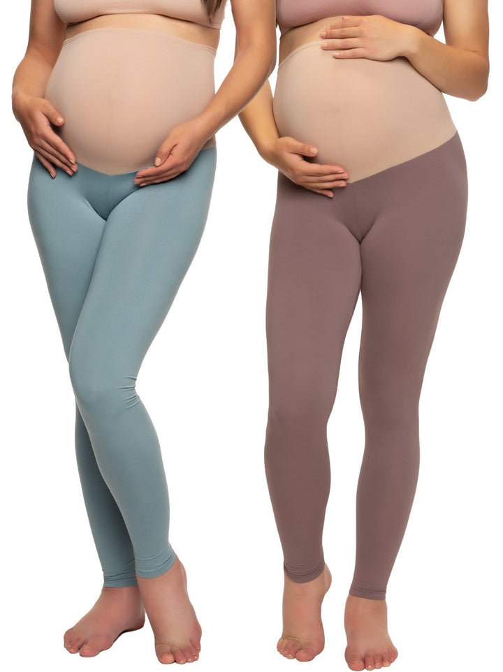 Velvety Soft Maternity Leggings 2-Pack