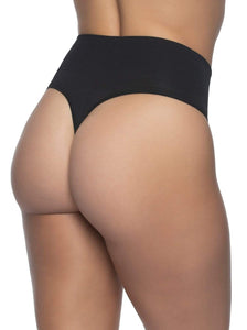 seamless shapwear thong color-black