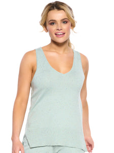 Voyage Textured Knit Shell Tank Top