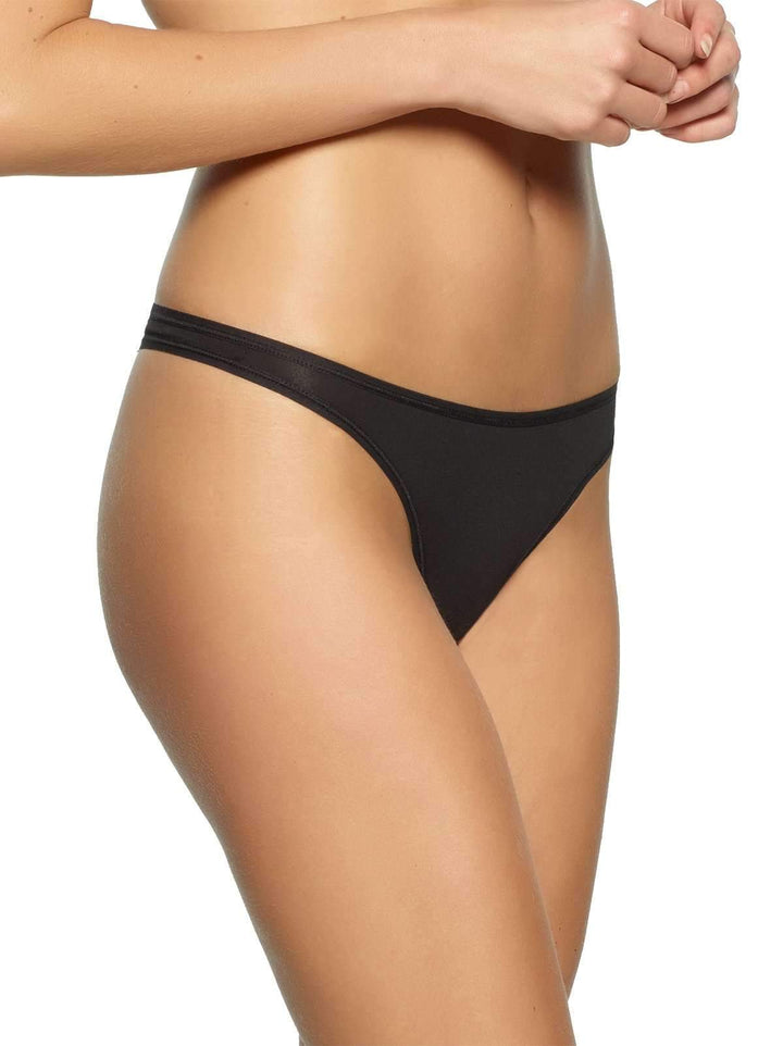 Felina So Smooth Low Rise Bikini 5-Pack color-black fawn combo