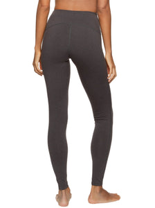 Velvety Soft High-Waisted Legging - color heather charcoal