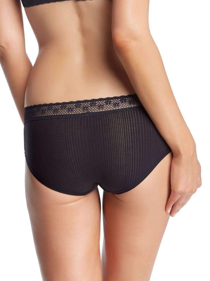 Felina Aubrie Hipster 5-Pack back shot color-black fawn combo