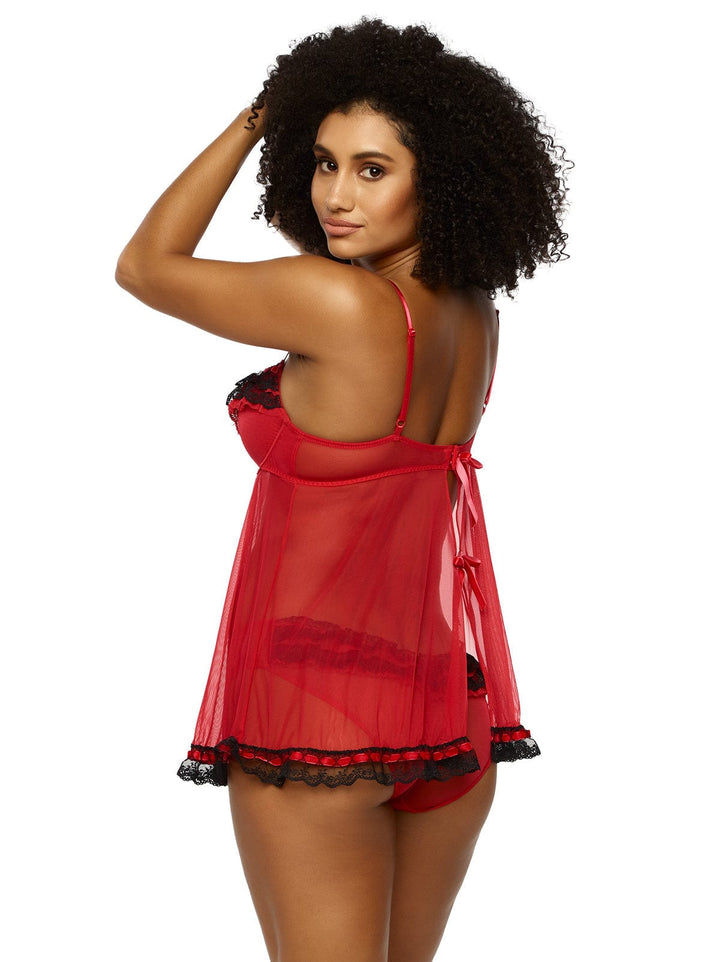 Ruffles Galore Babydoll with Hipster Panty