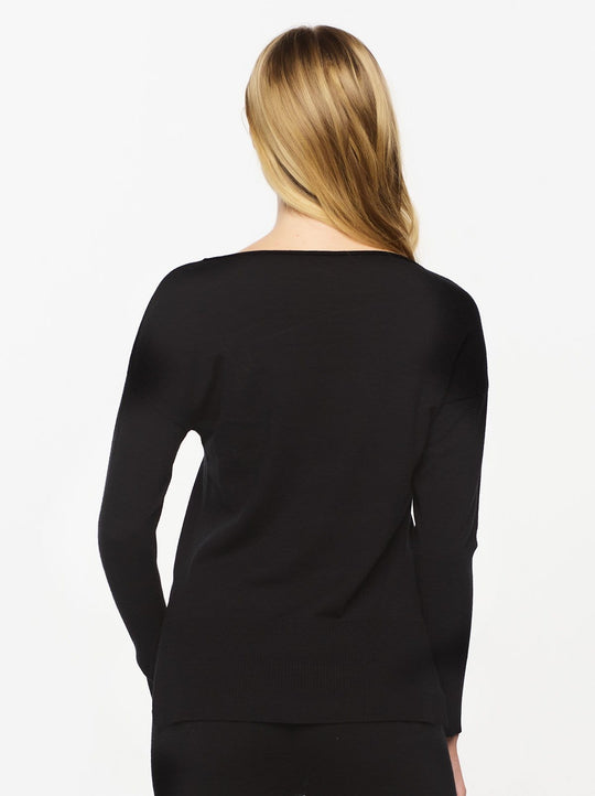 Voyage Textured Sweater Knit Top
