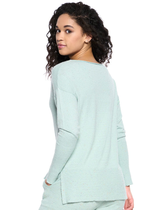 Voyage Textured Knit Sweater Top