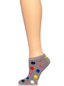 Felina No Show Socks 6-Pack color-colors galore