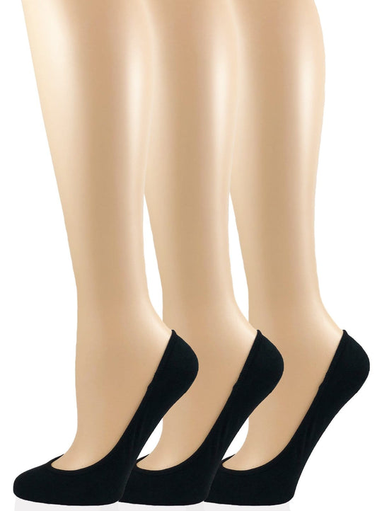 Invisible Bamboo Liner Socks 3-Pack