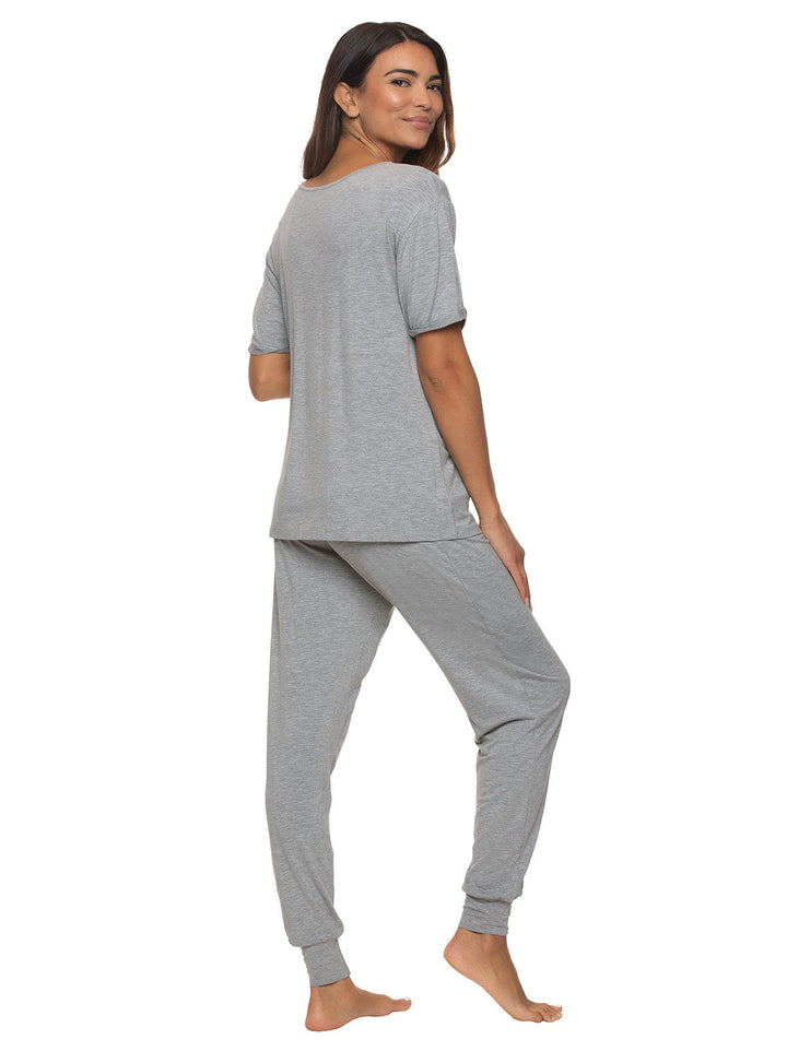 Rolled Sleeve Tee w/ Jogger Set