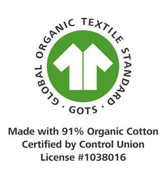 Organic Cotton Stretch Crew Neck Tee
