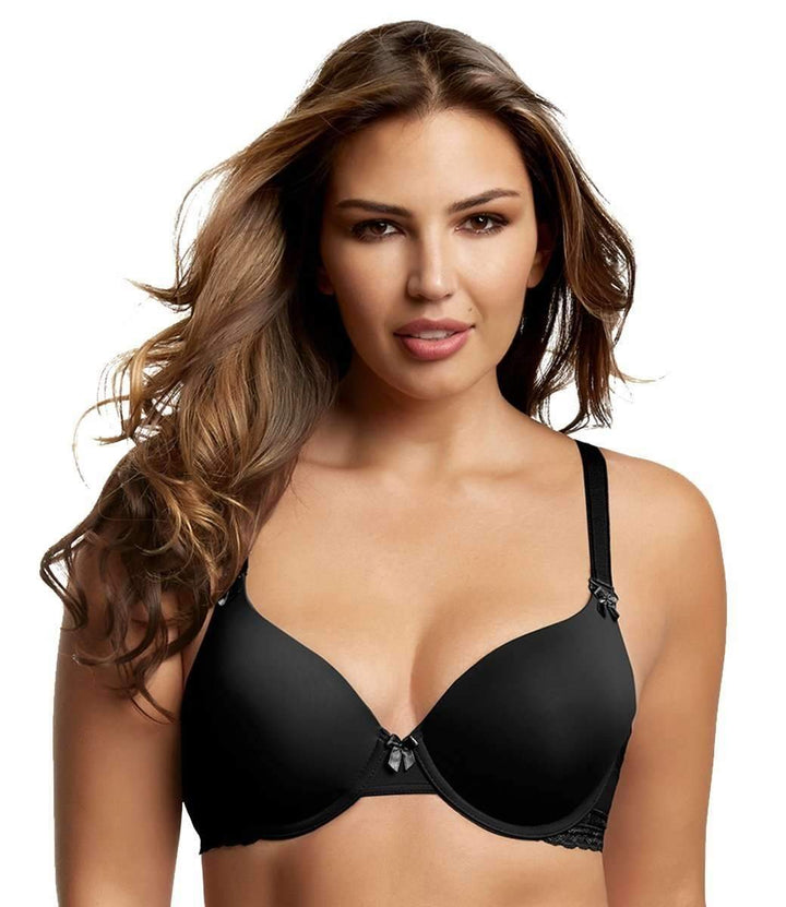 Paramour by Felina Gorgeous Memory Foam Bra 2 Pack color-black